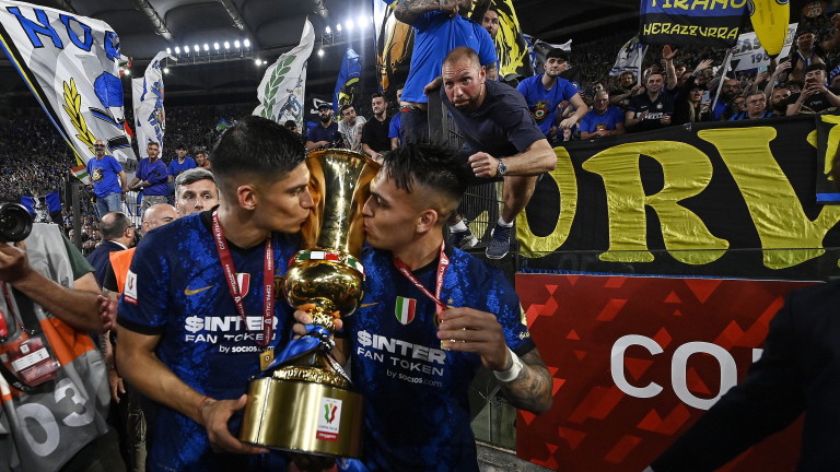 Интер Милано спечели Купата на Италия за първи път от