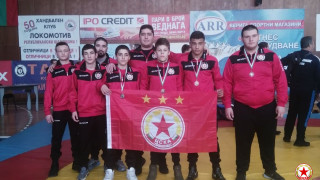 Състезателите на ЦСКА по класическа борба завоюваха четири медала от