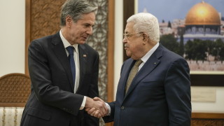 Държавният секретар на САЩ Антъни Блинкън пристигна на Западния бряг