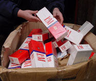 2290 кутии цигари и 160 литра алкохол са иззети в Шуменско