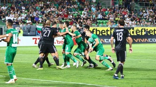 Полузащитникът на Лудогорец Густаво Кампаняро не скри своята радост след