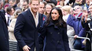 Принц Хари и годеницата му Меган Маркъл направиха първата си