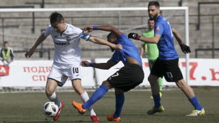 Славия - Черно море, 3:2 (Развой на срещата по минути)