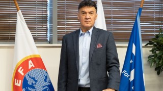 Президентът на БФС Борислав Михайлов поздрави националите до 17 години