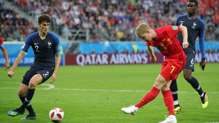 Халфът на националния отбор на Белгия Кевин де Бройне поздрави