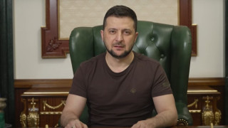 Президентът на Украйна Володимир Зеленски направи изненадващо видео появяване на
