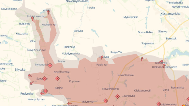 Русия извърши неочакван дълбок пробив в Източна Украйна