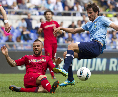 Късен гол носи победата за Лацио