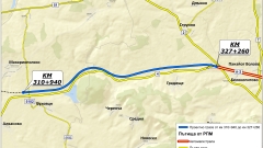 Около 133 млн. лева излизат новите 16 километра на "Хемус"