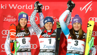 Словашки триумф на женския слалом в Загреб