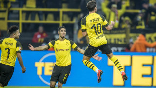 Офанзивният полузащитник на Борусия Дортмунд Марио Гьотце бе доволен от