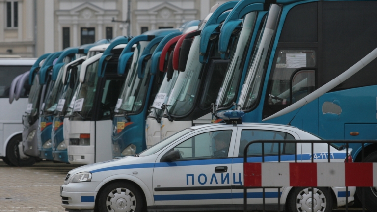 99% от автобусните фирми се включили в протеста