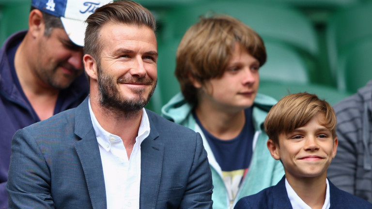 Синът на Дейвид Бекъм е сред най-големите фенове на Sofia Open