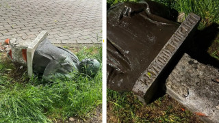 Оскверниха мемориала на Тодор Ангелов в Белгия