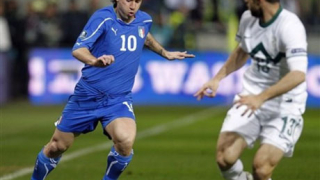 Бразилец спаси Италия срещу Словения