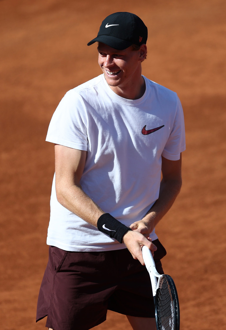 Яник Синер преди началото на Italian Open 2025