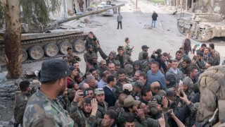 Президентът на Сирия Башар Асад посети позиции на армията в