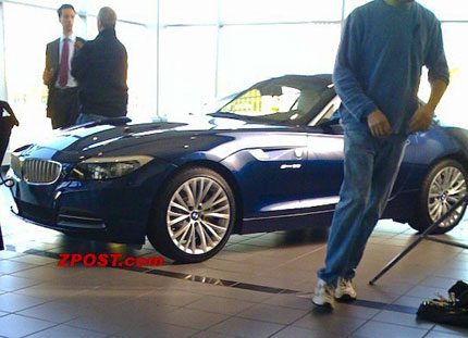 Новото BMW Z4 - заснето без маскировка