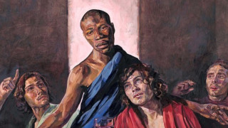 Исус нарисуван черен в картина на Тайната вечеря в храм в Англия 