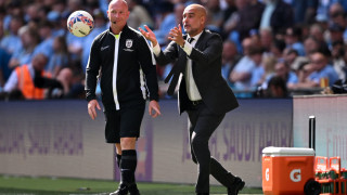 Старши треньорът на Манчестър Сити Пеп Гуардиола говори за победата