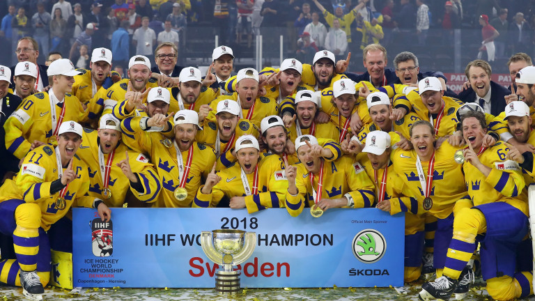 Швеция отново е световен шампион по хокей лед