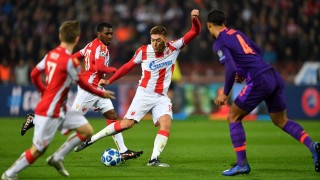 Авторът на двата гола за Цървена звезда срещу Ливърпул в