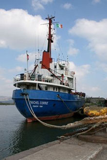 И ирландският кораб не успя да пробие блокадата на Газа