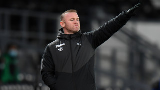 Мениджърът на Дарби Каунти Уейн Рууни който преди това играеше