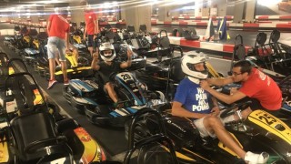 Футболистите на ЦСКА участваха в състезание помежду си на картинг