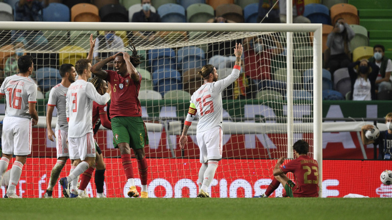 Португалия и Испания завършиха 0:0 в приятелска среща, играна на