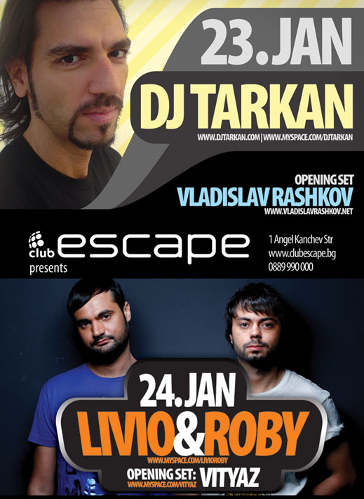 Tаркан гостува в клуб Escape