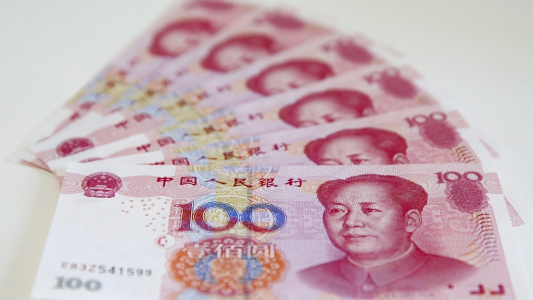 Китай записа най-големия ръст на юана от 11 години насам