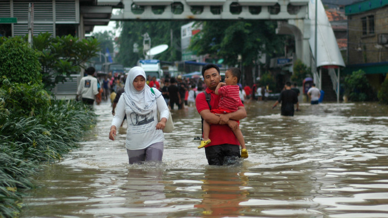 Джакарта, столицата на Индонезия, ще се превърне в морско дъно