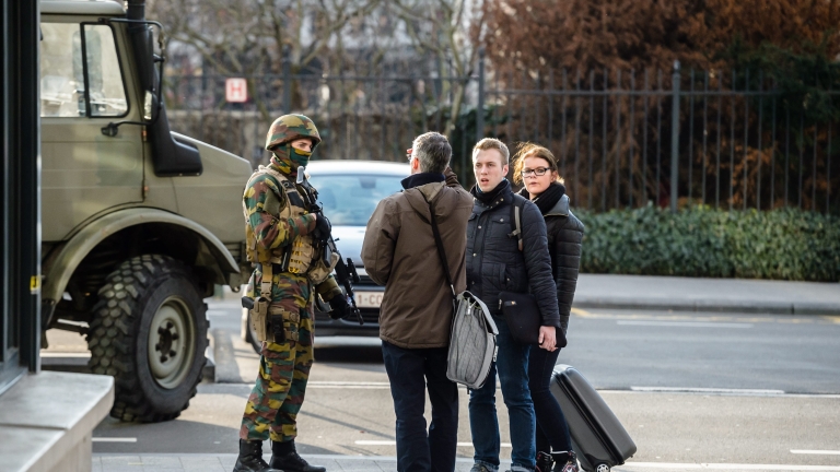 Протест на военните в Белгия срещу пенсионната реформа