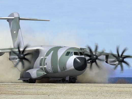 Акциите на EADS се сринаха заради забавяне на военен самолет