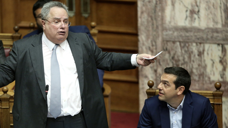 Гръцкият премиер Алексис Ципрас прие оставката на Никос Коциас като