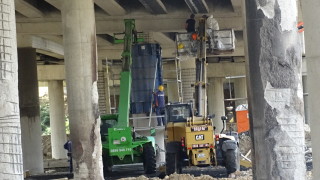 Започна ремонтът на моста на АМ Струма край Дупница пострадал