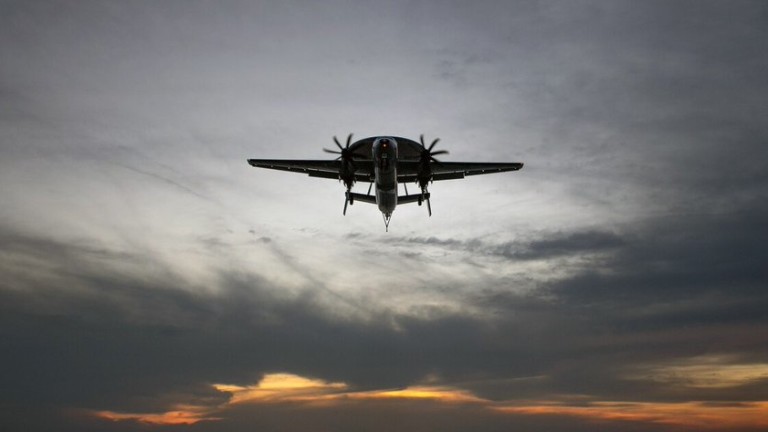 В американския щат Вирджиния се разби боен самолет E-2C Hawkeye,