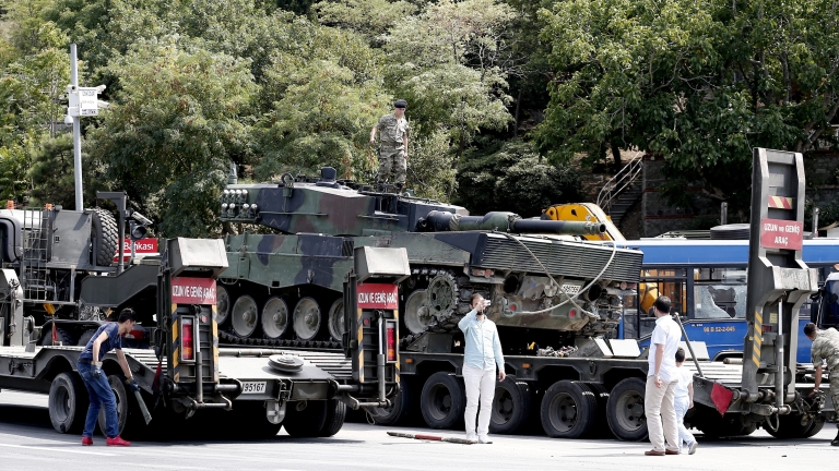 Метежниците използвали 1,5% от въоръжените сили на Турция