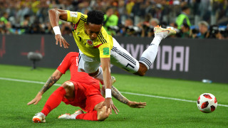 Колумбия - Англия, 4:5 (Развой на срещата по минути)