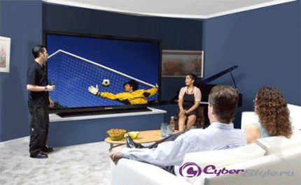 Panasonic пуска 3,5 метров телевизор