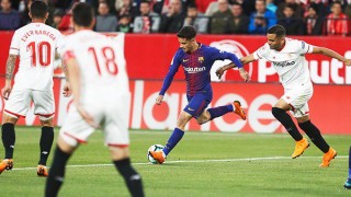 Севиля едва не нанесе първа загуба на Барселона, Меси спаси каталунците