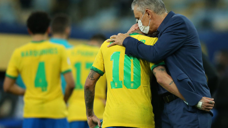 Селекционерът на бразилския национален отбор Тите поздрави Аржентина за успеха,