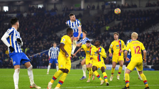 Брайтън и Кристъл Палас завършиха наравно 1 1 в двубой от