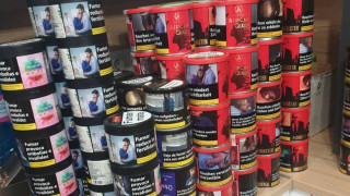 Над 100 кг тютюн за наргиле без български акцизен бандерол