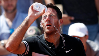 Дел Потро се изпокара с фенове и съдия, но е полуфиналист на "Ролан Гарос"