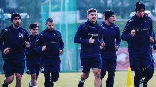 Отборът на Септември София  направи първа тренировка за 2023 година Играчите