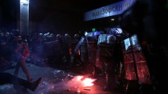 Сблъсъци на протеста в Сърбия 