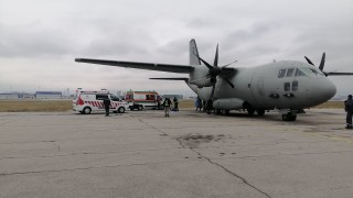 Военновъздушните сили със самолет C 27J Спартан е изпълнил хуманитарна мисия