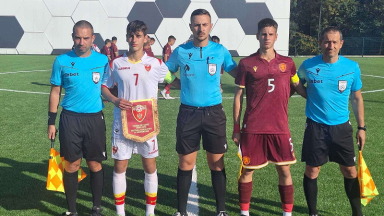 България U 15 загуби от Черна гора в приятелска среща